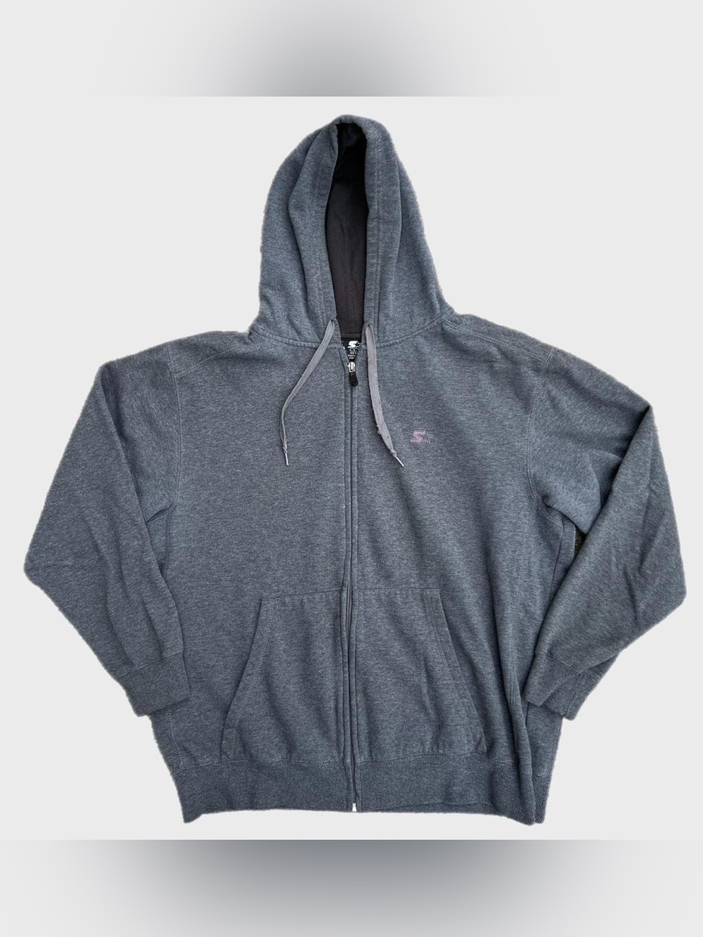 Starter Gray Full-Zip Hoodie Sweater